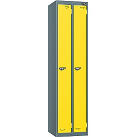 Pure Antibacterial Twin Door Lockers with Coin Return Lock - Office Storage