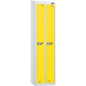 Pure Antibacterial Sloping Top Twin Door Lockers with Manual Combination Lock - Office Storage