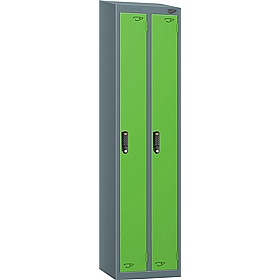 Pure Antibacterial Sloping Top Twin Door Lockers with Digital Combination Lock - Office Storage