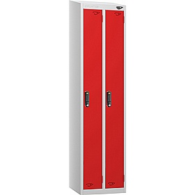 Pure Antibacterial Sloping Top Twin Door Lockers with Digital Combination Lock - Office Storage