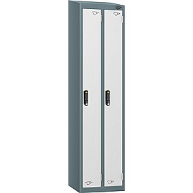 Pure Antibacterial Sloping Top Twin Door Lockers with Digital Combination Lock - Office Storage