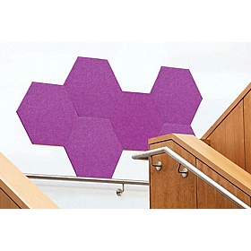 Bottle Boards Eco-Friendly Hexagonal Noticeboards