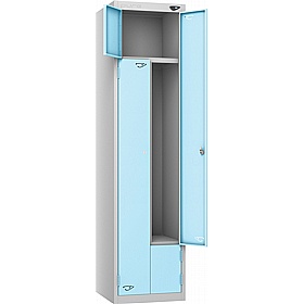 Pure Antibacterial Z2 Twin Door Lockers with Cam Lock - Office Storage
