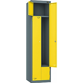 Pure Antibacterial Z2 Twin Door Lockers with Cam Lock - Office Storage