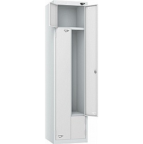 Pure Antibacterial Z2 Twin Door Lockers with Cam Lock - Office Storage