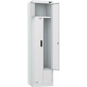 Pure Antibacterial Z2 Twin Door Lockers with Digital Combination Lock - Office Storage