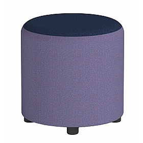 Harlestone Duo Round Fabric Office Stools - Breakout & Canteen