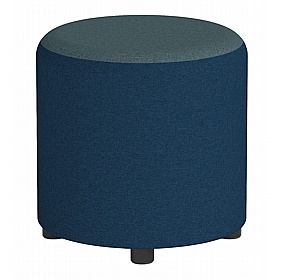 Harlestone Duo Round Fabric Office Stools - Breakout & Canteen