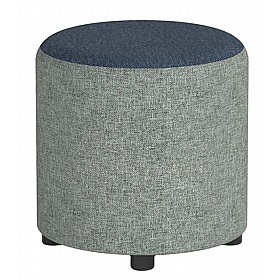 Harlestone Duo Round Fabric Office Stools - Breakout & Canteen