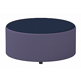 Harlestone Duo Large Round Fabric Office Stools - Breakout & Canteen