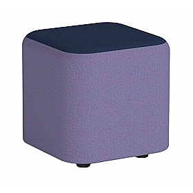 Harlestone Duo Square Fabric Office Stools - Breakout & Canteen