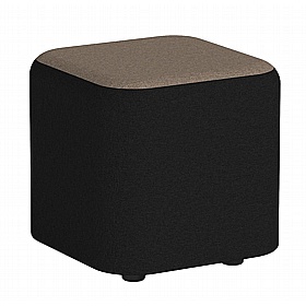Harlestone Duo Square Fabric Office Stools - Breakout & Canteen