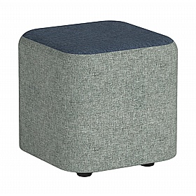 Harlestone Duo Square Fabric Office Stools - Breakout & Canteen
