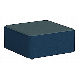 Harlestone Duo Large Square Fabric Office Stools - Breakout & Canteen