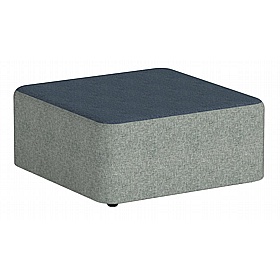 Harlestone Duo Large Square Fabric Office Stools - Breakout & Canteen