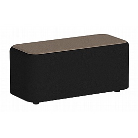 Harlestone Duo Rectangular Fabric Office Stools - Breakout & Canteen