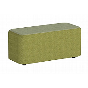 Harlestone Duo Rectangular Fabric Office Stools - Breakout & Canteen