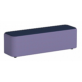 Harlestone Duo Large Rectangular Fabric Office Stools - Breakout & Canteen