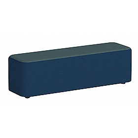 Harlestone Duo Large Rectangular Fabric Office Stools - Breakout & Canteen