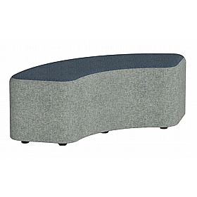 Harlestone Duo 90 Degree Fabric Office Stools - Breakout & Canteen