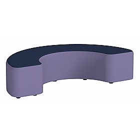 Harlestone Duo 180 Degree Fabric Office Stools - Breakout & Canteen