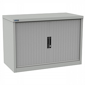 NEXT DAY Silverline Kontrax Side Tambour Cupboards - Office Storage