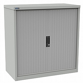 NEXT DAY Silverline Kontrax Side Tambour Cupboards - Office Storage