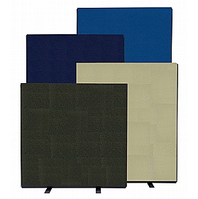 Division Easy Clean Wipeable Fabric Floor Standing Partition Screens - Office Accessories