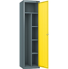 Pure Antibacterial Uniform Lockers with Hasp and Staple Lock - Office Storage