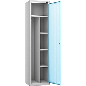 Pure Antibacterial Uniform Lockers with Coin Return Lock - Office Storage