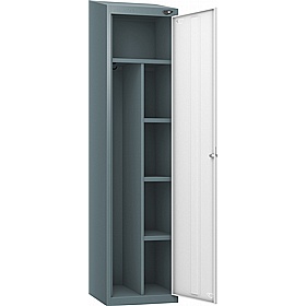 Pure Antibacterial Sloping Top Uniform Lockers with Cam Lock - Office Storage