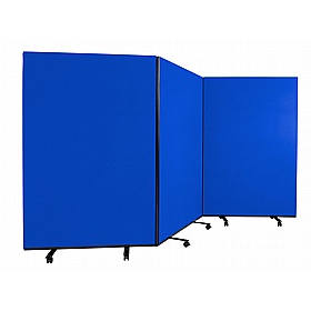 Division Nyloop Triple Mobile Partition Screens - Display Equipment