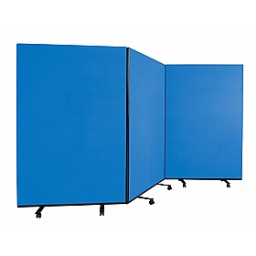 Division Nyloop Triple Mobile Partition Screens