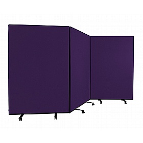 Division Fiesta Triple Mobile Partition Screens