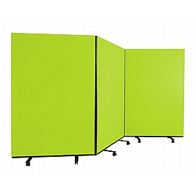 Division Fiesta Triple Mobile Partition Screens - Display Equipment