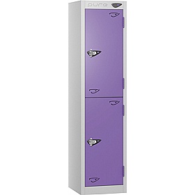 Pure Junior School Lockers with Hasp and Staple Lock - Office Storage