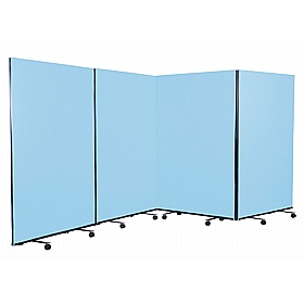 Division Fiesta 4 Panel Mobile Partition Screens - Display Equipment