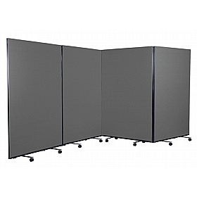 Division Fiesta 4 Panel Mobile Partition Screens - Display Equipment