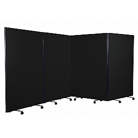 Division Fiesta 4 Panel Mobile Partition Screens - Display Equipment
