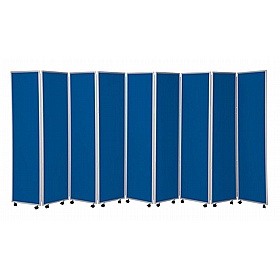 Division Plus Woolmix Mobile Folding Concertina Room Dividers - Office Accessories