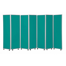 Division Plus Woolmix Mobile Folding Concertina Room Dividers - Office Accessories