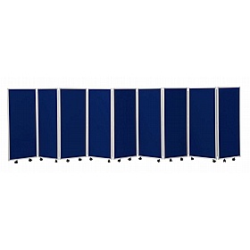 Division Plus Nyloop Mobile Folding Concertina Room Dividers - Office Accessories