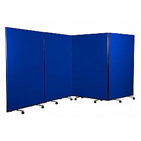 Division Nyloop 4 Panel Mobile Partition Screens - Display Equipment