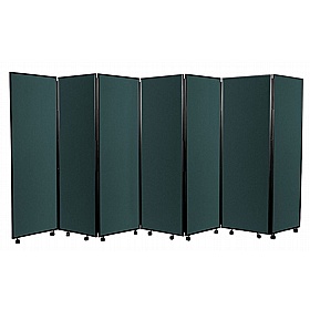 Division Nyloop Mobile Folding Concertina Room Dividers - Office Accessories