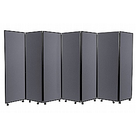Division Nyloop Mobile Folding Concertina Room Dividers - Office Accessories