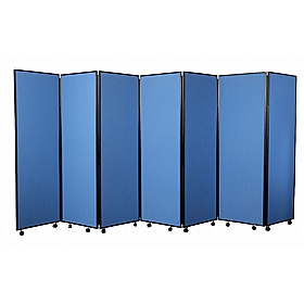 Division Nyloop Mobile Folding Concertina Room Dividers - Office Accessories