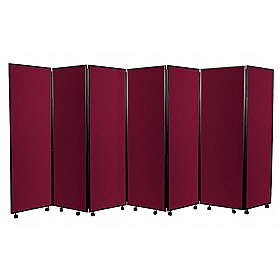 Division Nyloop Mobile Folding Concertina Room Dividers - Office Accessories