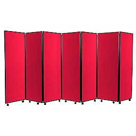 Division Nyloop Mobile Folding Concertina Room Dividers - Office Accessories