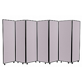 Division Nyloop Mobile Folding Concertina Room Dividers - Office Accessories