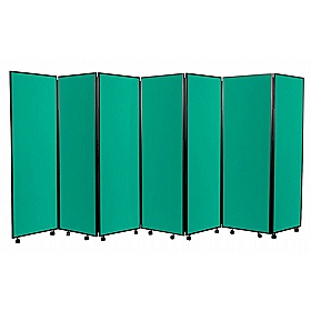 Division Nyloop Mobile Folding Concertina Room Dividers - Office Accessories